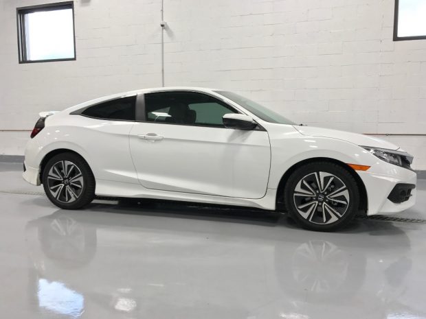 Vitres teintées sur Honda Civic coupé